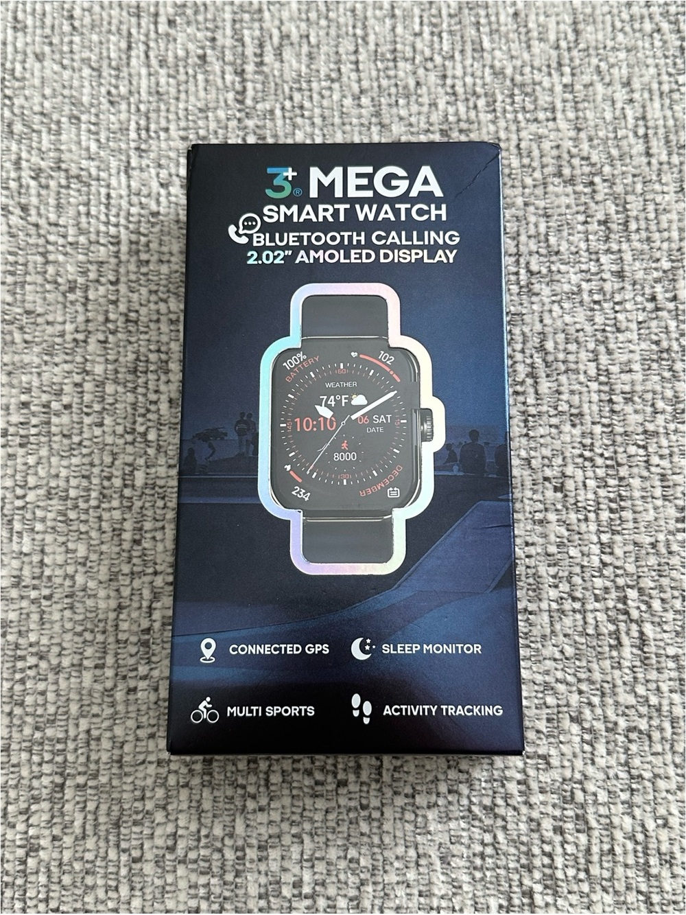 BRAND NEW 3Plus Smart Watch 2.02” AMOLED Display Bluetooth Calling GPS Tracker